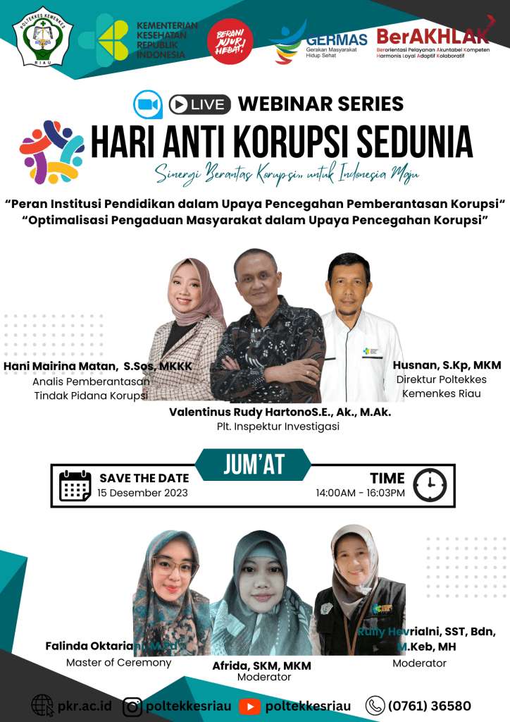 Webinar Series Dalam Rangka Peringatan Hari Anti Korupsi Sedunia