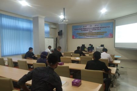 Kegiatan sosialisasi Permenkes no 33 tahun 2019