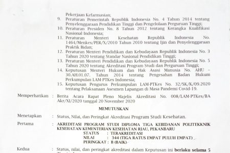 Nilai ALD Prodi D3 Kebidanan