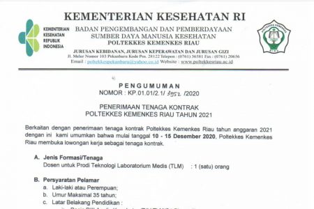 Rekrutment Tenaga Kontrak