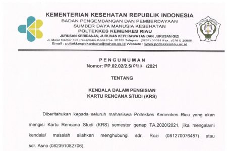 PENGUMUMAN