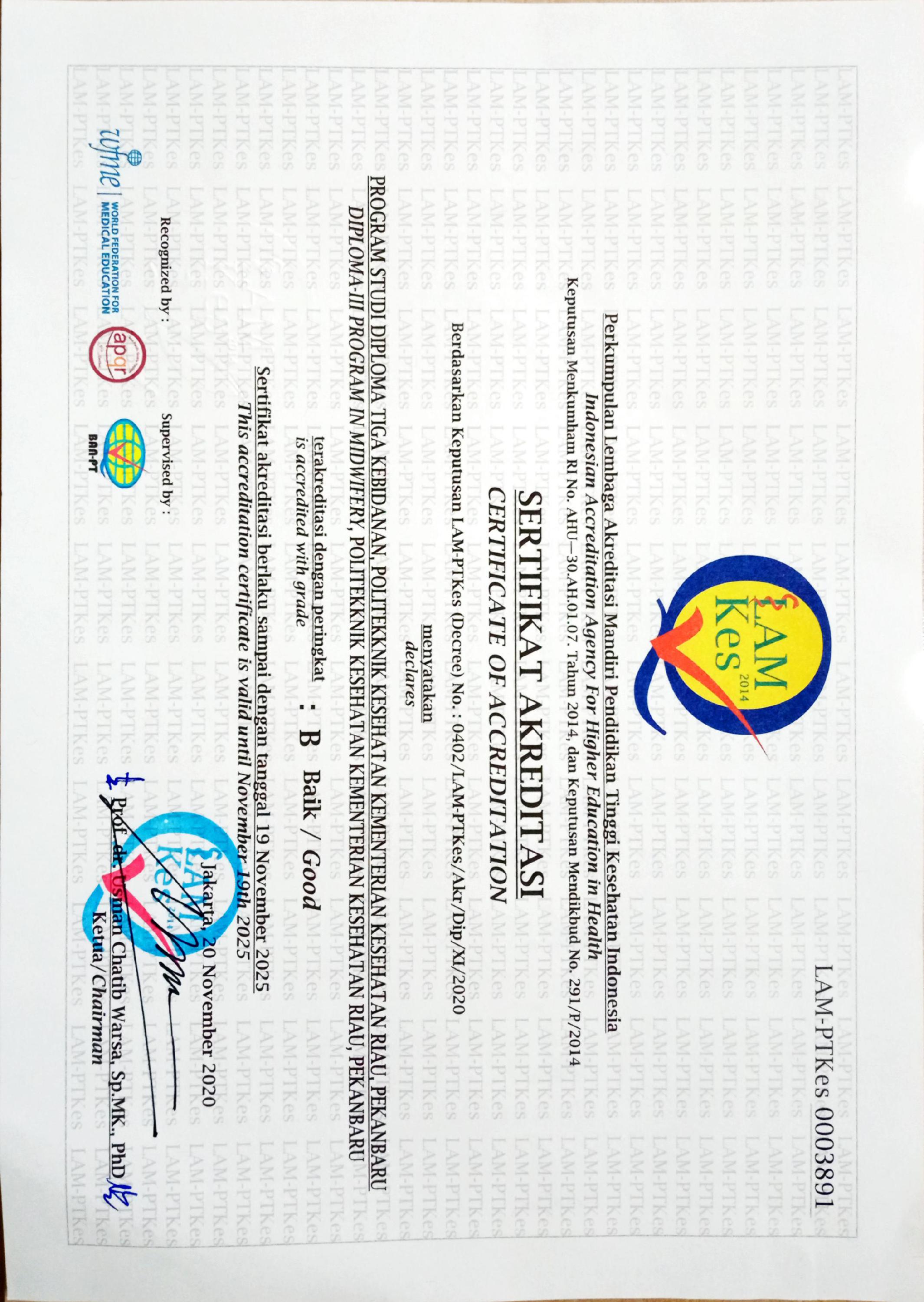 Download sertifikat akreditasi ban pt