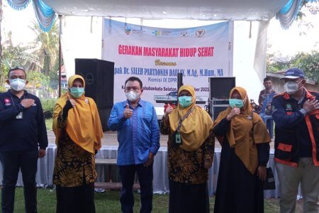 POLTEKKES KEMENKES RIAU SOSIALISASI GERMAS BERSAMA KOMISI IX DPR RI DI SUMATERA UTARA