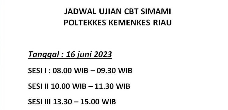 Jadwal