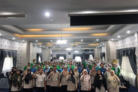 POLTEKKES KEMENKES RIAU MENGADAKAN KEGIATAN PENGENALAN KAMPUS KEPADA MAHASISWA BARU (PKKMB) TAHUN 2023