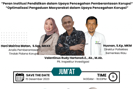 Webinar Series dalam rangka Peringatan Hari Anti Korupsi Sedunia 2023