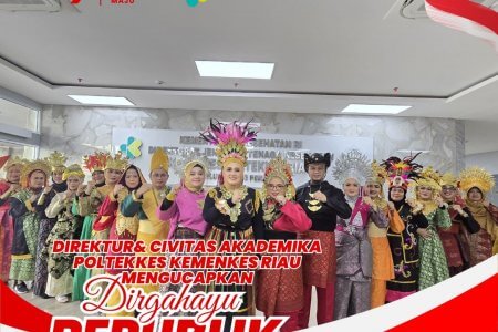 Direktur & Civitas Akademika Poltekkes Riau Mengucapkan Dirgahayu Republik Indonesia