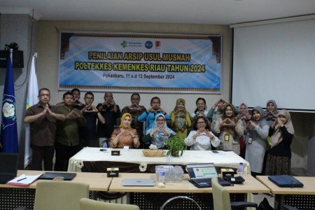 PENILAIAN ARSIP USUL MUSNAH POLTEKKES KEMENKESRIAU TAHUN 2024 DARI BIRO UMUM DAN DIREKTORAT DIRJEN TENAGA KESEHATAN